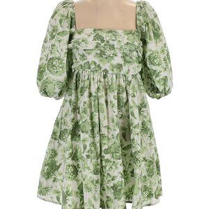 Abercrombie & Fitch green floral dress